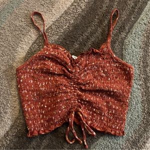 Aeropostale womens cropped tank top